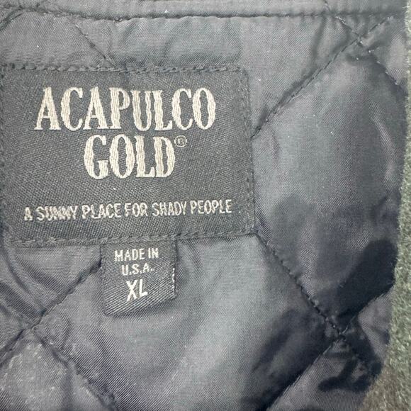 Acapulco Gold Men's Camouflage Wool Bomber Jacket Long Sleeve Green Size XL NWOT - Picture 7 of 8